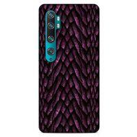Xiaomi Mi Note 10 Kılıf Dragons (7) Telefon Kılıfı Ejderha Skin Bordo