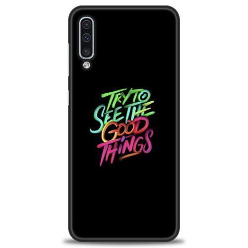 Samsung Galaxy A50S Kılıf HD Baskılı Kılıf - Good Things + Tam Ekran Koruyucu