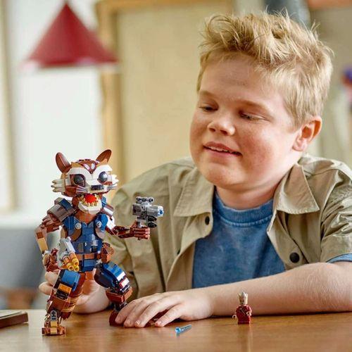 Eğitici Oyuncak LEGO Super Heroes Rocket ve Bebek Groot 76282