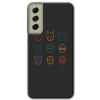Samsung Galaxy S21 FE Kılıf Kapak - Avengers Minimalism +Hayalet Ekran Yandan Gözükmez