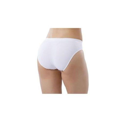 Beyaz Kadın Dikişsiz Külot Korse - 730