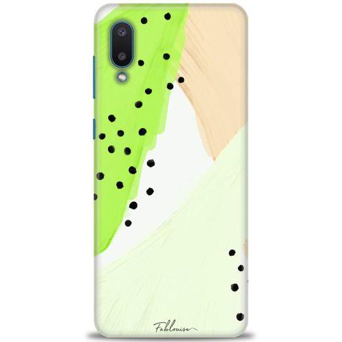 Samsung Galaxy A02 Kılıf HD Baskılı Kılıf - Fıstık Yeşili + Tam Ekran Koruyucu