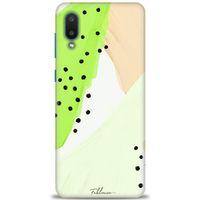 Samsung Galaxy A02 Kılıf HD Baskılı Kılıf - Fıstık Yeşili + Tam Ekran Koruyucu