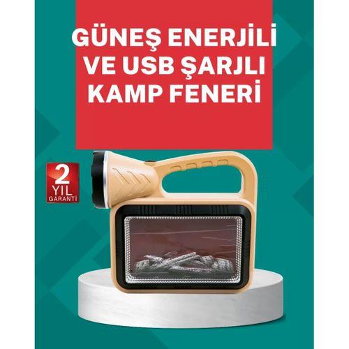 Alev Efektli Güneş Enerjili Lamba – Su Geçirmez