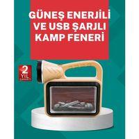 Alev Efektli Güneş Enerjili Lamba – Su Geçirmez