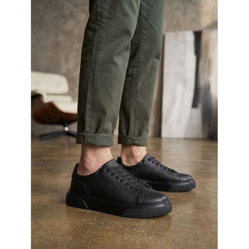 BLF-010 Erkek Sneaker Günlük Casual Spor Ayakkabı Siyah Taban