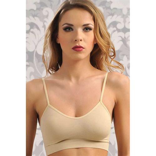 Kadın Dikişsiz Balensiz Desteksiz Dolgusuz Günlük Klasik Spor Sütyeni