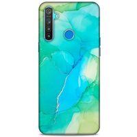Realme 5i Uyumlu Kılıf Yeşil Delisi (3) Kapak Çay yeşil