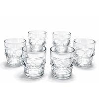 6'lı Kurukafa Cam Shot Bardağı Alk2151