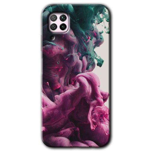 Potkal Hediye Fabrikası Huawei P40 Lite HD Baskılı Kılıf + 9D Tam Ekran Koruyucu - Liquid Cloud