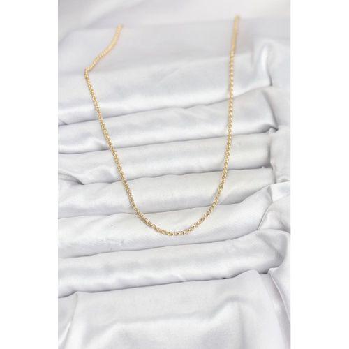 CM 14K Gold Renk Halka Model 60 cm Kadın Kolye