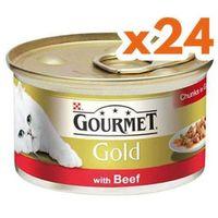 Gourmet Gold Sığır Etli Parça Etli Kedi Konservesi 24 x 85 Gr