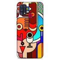 Lopard Samsung Galaxy M31 Uyumlu Kılıf Soyut Sanat (8) Desenli Baskılı Kılıf