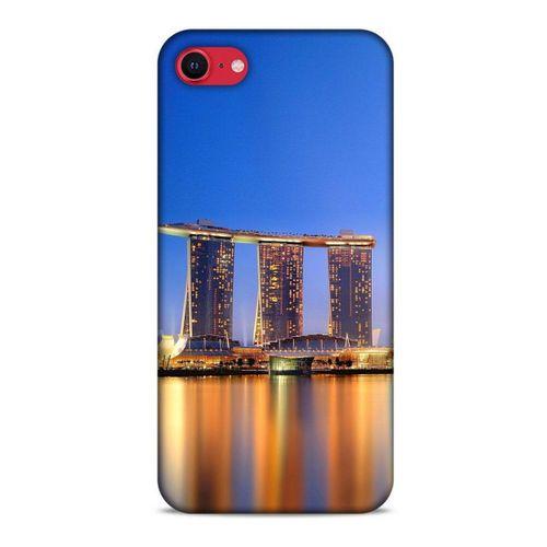 Apple iPhone SE 2020 Kılıf Dünya Mimarisi (46) Core Armor Kılıf Marina Bay Sands Singapur