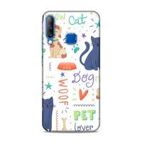 Casper Via F3 Kılıf Sevimli Kedi Kopek Arka Kapak Silikon Koruma Full Koruyucu