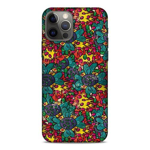 Lopard Apple iPhone 12 Pro Uyumlu Kılıf Soyut Sanat (29) Baskılı Arka Koruma Kılıfı