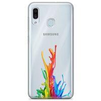 Samsung Galaxy A20 Kılıf Duvar Boyası Arka Kapak Koruma Desenli Full Koruyucu