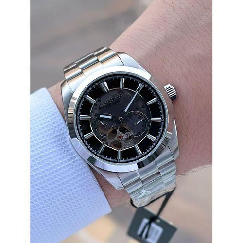 Quantum Otomatik Mekanizma Sapphire Cizilmez Cam Çelik Kordon 10 Atm Erkek Kol Saat EMG.1132.350