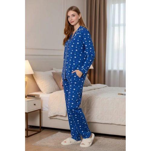Limissi Desenli Pamuk Viskon Pijama Takımı
