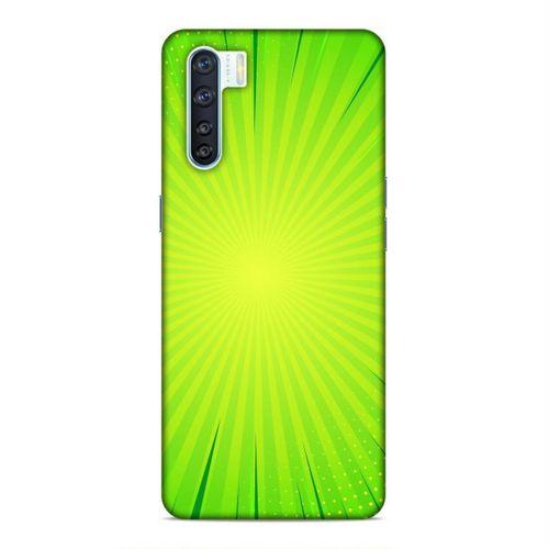 Oppo A91 Kılıf Fistik Yesili Sonsuzluk Arka Kapak Silikon Koruma Full Koruyucu