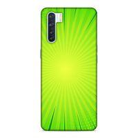 Oppo A91 Kılıf Fistik Yesili Sonsuzluk Arka Kapak Silikon Koruma Full Koruyucu