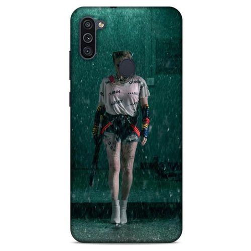 Samsung Galaxy M11 Uyumlu Kılıf Harley Quinn (12) Koruyucu Silikon Yeşil Yağmur