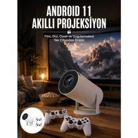 4k Wireless Çift Kollu Kumandalı Oyun Projeksiyonu Retro Video Oyunu Yeni Nesil