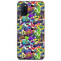 Graffitix (22) Desenli Silikon Kapak Oppo A52 Kılıf