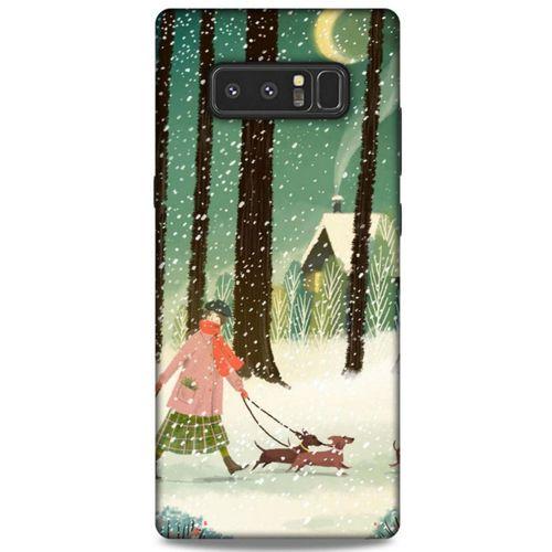 Samsung Galaxy Note 8 Kılıf Snowix (39) Liquid Crystal Kılıf Karışık Renkli