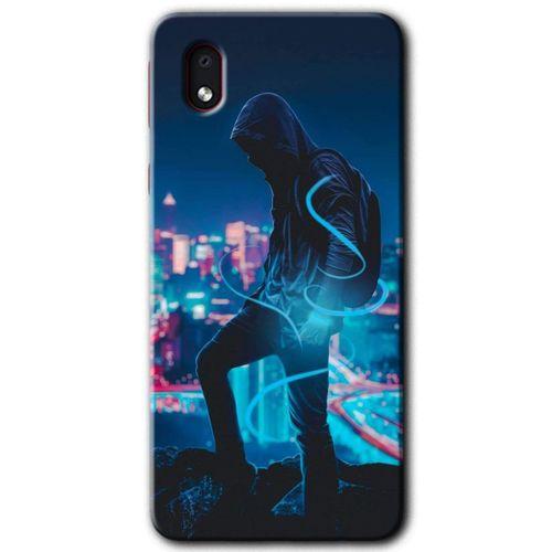 MRCİLETİSİM Samsung Galaxy A01 Core Kılıf Baskılı Kapak - Spill Boy +Tam Ekran Koruyucu