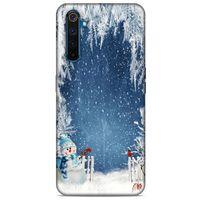 Oppo Realme 6 Pro Kılıf Snowix (6) Silikon Kılıf Açık Mavi