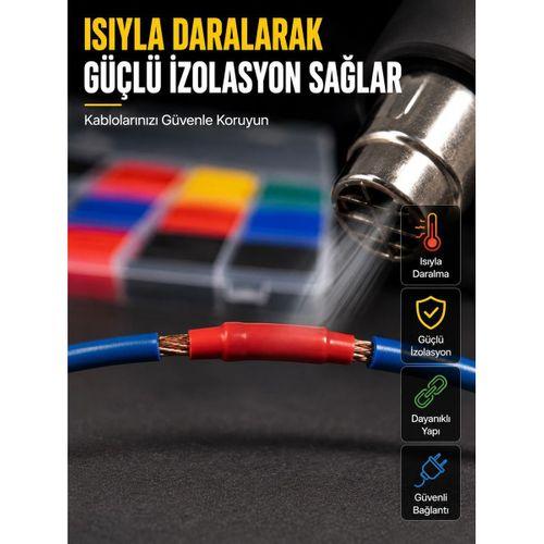 560 Makaron Seti Elektrik Ve Elektronik Kablo İzolasyon Tamir Seti
