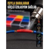 560 Makaron Seti Elektrik Ve Elektronik Kablo İzolasyon Tamir Seti