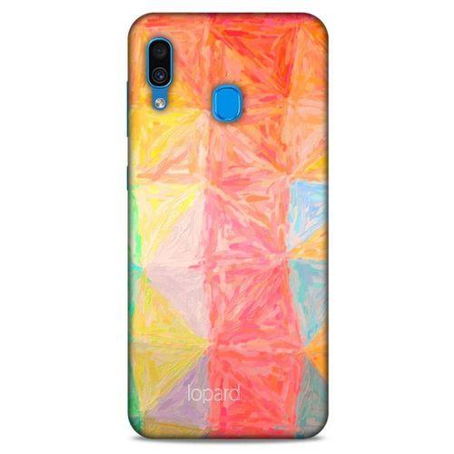 Samsung Galaxy A30 Kılıf Pastel Renkler (26) Tpu Silikon Kılıf Sarı Kırmızı