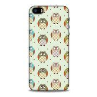 Baykuşlar (17) Desenli Silikon Kapak Telefon Kabı Apple Iphone 5 Kılıf