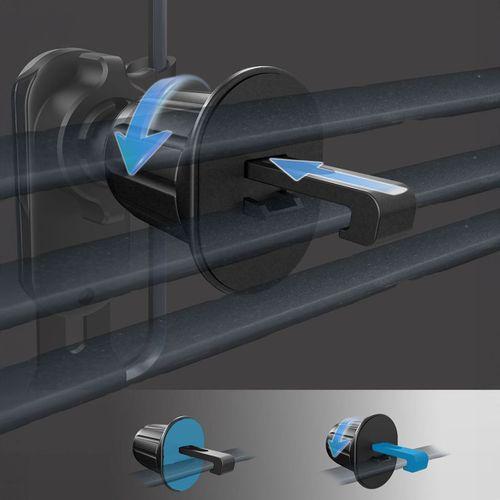 Lenyes CR181 360 Derece Dönebilen Havalandırma Tasarımlı Araç Telefon Tutucu