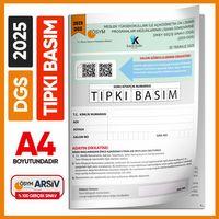 2025 DGS Sayısal-Sözel-TM Tıpkı Basım Çıkmış Soru ÖSYM Kitapçığı Dijital Çözümlü Türkiye Geneli