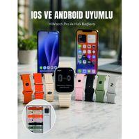 Akıllı Saat Bluetooth Arama Özellikli 7 Kordonlu Spor Ve Günlük Kullanıma Uygun