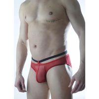 Erkek Kırmızı Tül Fantezi Slip İç Çamaşırı