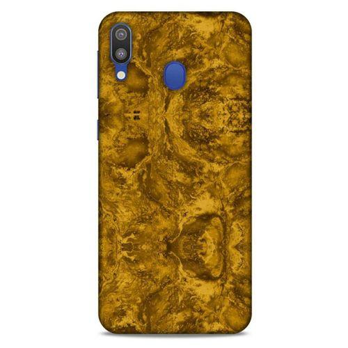Mermer Desenli (20) Tema Koruyucu Kılıf Bronz Samsung Galaxy M20 Kılıf