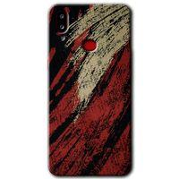 Samsung Galaxy A10s Kılıf Baskılı Kapak - Kumaş Deseni 6 +Tam Kaplayan Mat Seramik