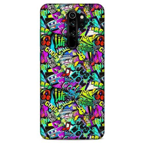 Graffitix (9) Desenli Silikon Kapak Xiaomi Redmi Note 8 Pro Kılıf