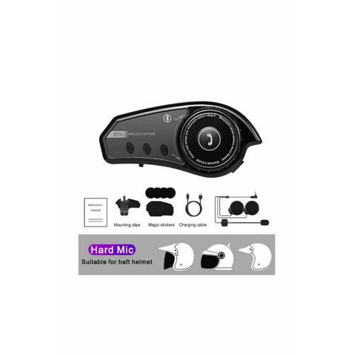 Bt35 Kask Kulaklık Bluetooth 5.0 Motosiklet Interkom Su Geçirmez Kablosuz Kulaklık