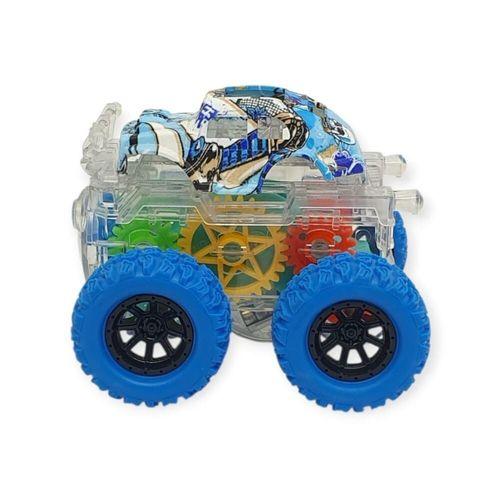 Sürtmeli Işıklı Off-Road Aracı  - 7310 - Mavi