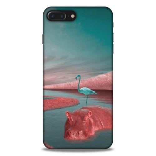 Lopard Apple Iphone 8 Plus Uyumlu Kılıf Manipülasyon ☻ (21) Koruyucu Kapak Baskılı