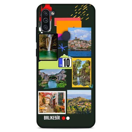 Lopard Samsung Galaxy M11 Uyumlu Kılıf Şehirli ※ (10) Balıkesir Full Koruma Kılıfı