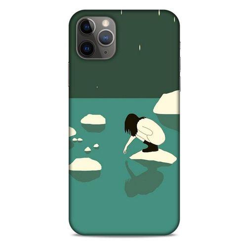 Apple Iphone 11 Pro Max Kılıf Depresyon (8) Baskılı Kılıf Siyah Kahverengi