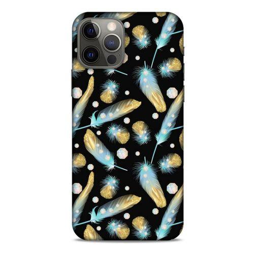 Apple iPhone 12 Pro Kılıf Desenli Özel Seri Tüyler (26) Tpu Silikon Kılıf