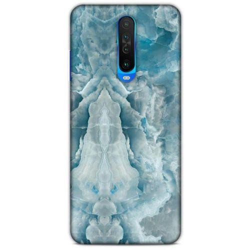 Xiaomi Redmi K30 5G Uyumlu Kılıf Mavi Delisi (8) Baskılı Kılıf Mermer