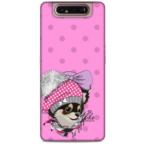 Animax Icon Dog Samsung Galaxy A80 Kılıf Desenli Silikon